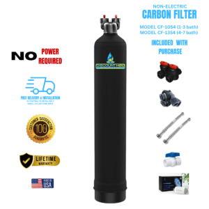 WHOLE HOME ACTIVATED CHARCOAL CARBON FILTER+KDF85 (NON-ELECTRIC)