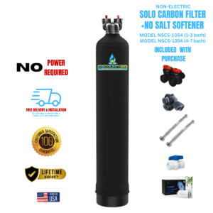 CARBON FILTER/ NO-SALT SOFTENER SOLO COMBO (NON-ELECTRIC)